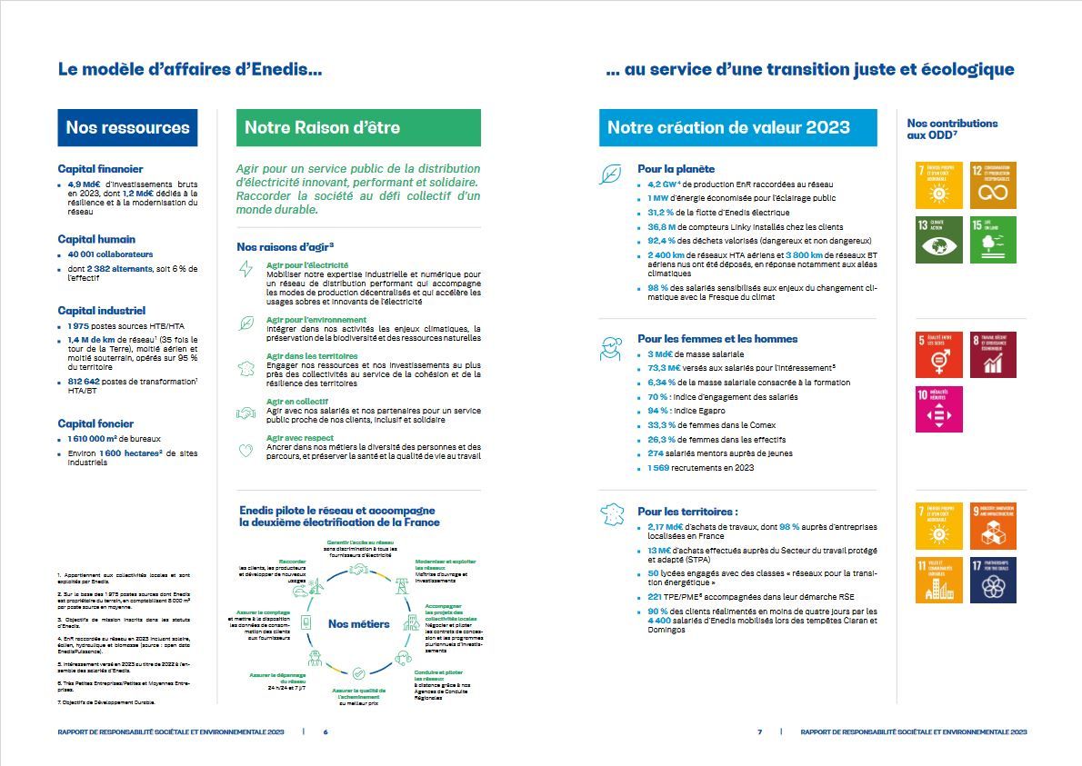 Enedis publie son premier rapport sur la Responsabilité Sociétale et Environnementale (RSE